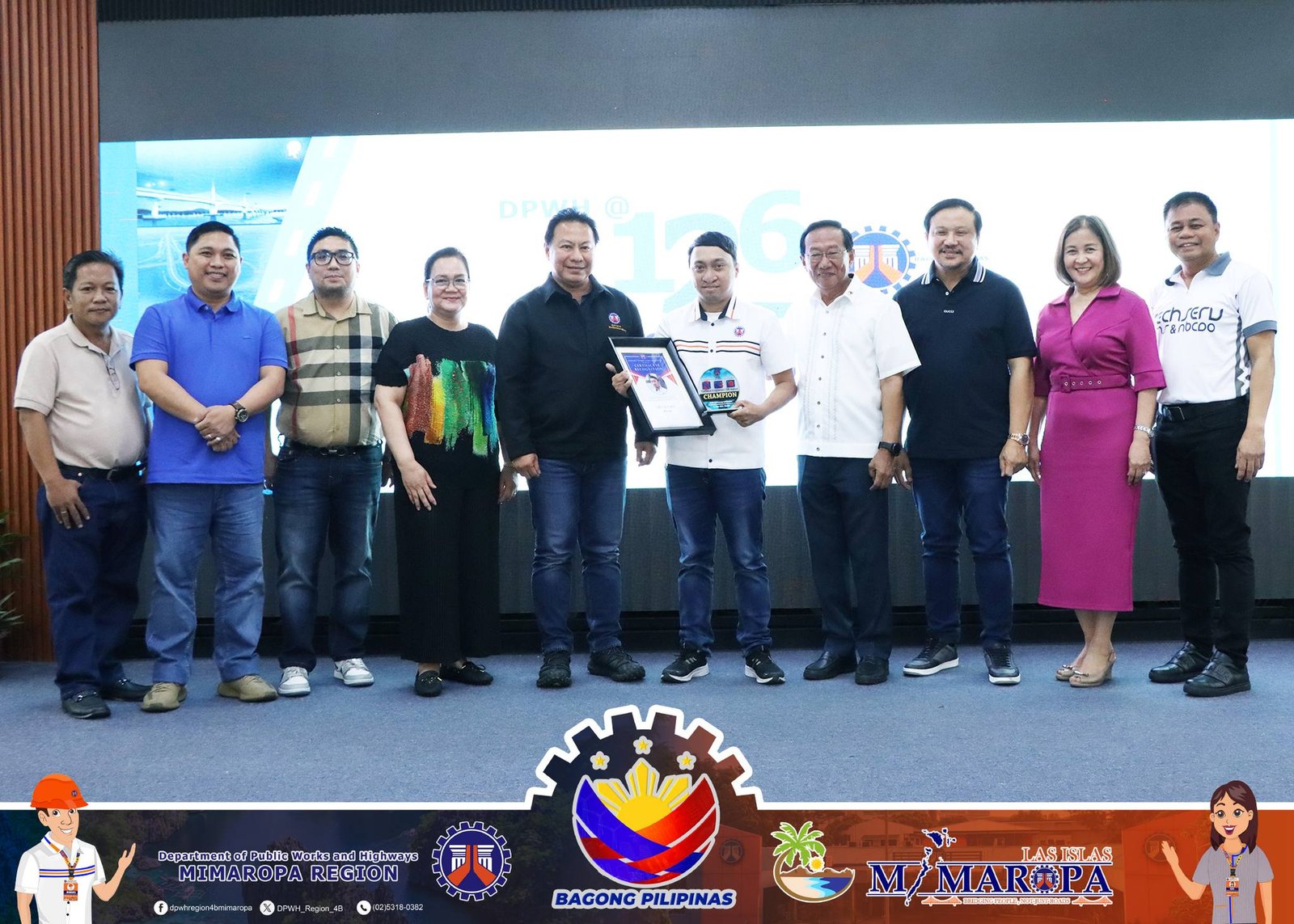 DPWH MIMAROPA Region Excels at 126th DPWH Anniversary Sportsfest