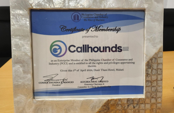 Callhounds Global Joins the Philippine Chamber of Commerce and Industry