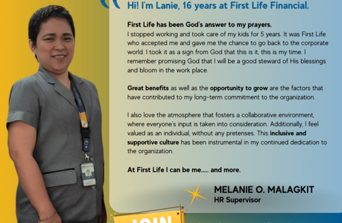 At First Life, our employees are our greatest ASSET.