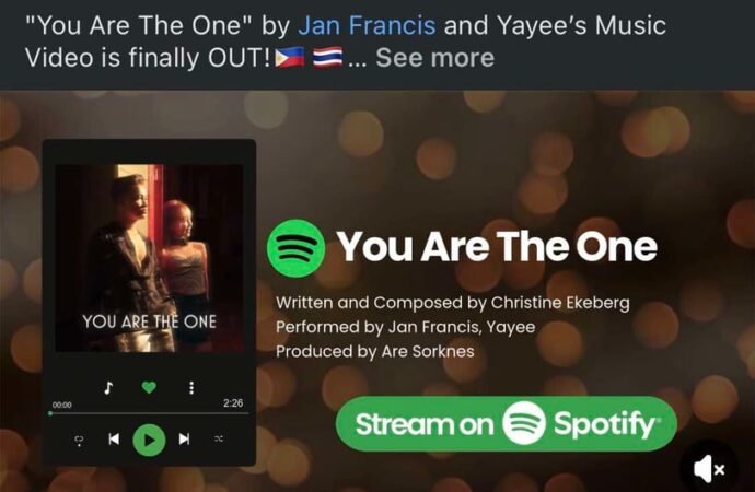 Watch Now: Empowering Music Video ‘You Are The One’ by Jan Francis and Yayee’s is Here!”