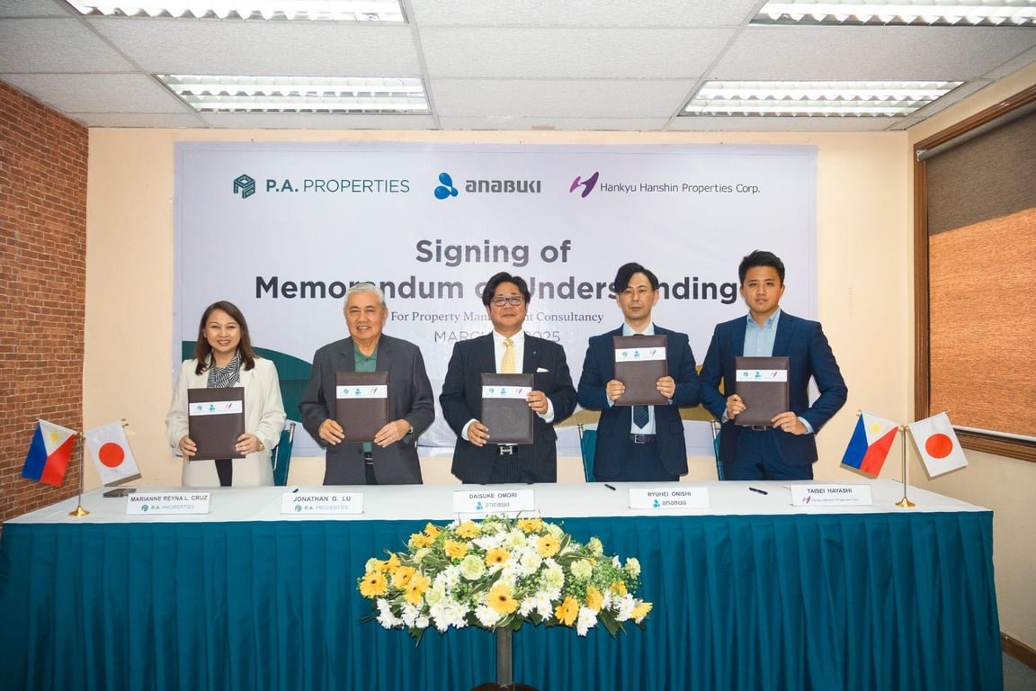 P.A. Properties, Hankyu Hanshin Properties Corp., and Anabuki Property Management Group sign landmark partnership to support Idesia Communities’ Homeowners Associations