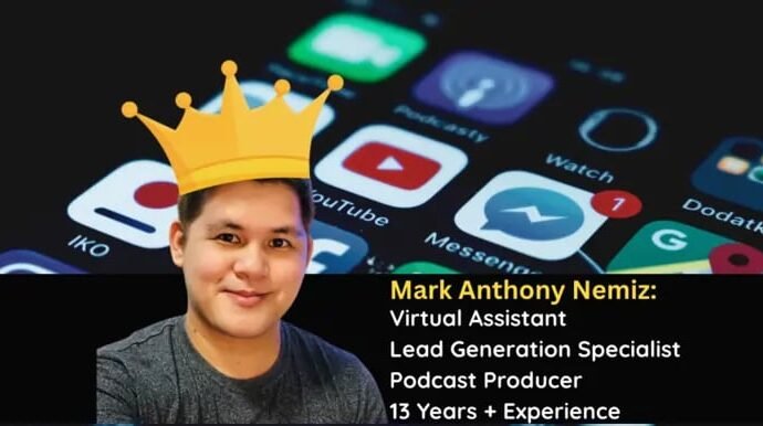 PH Virtual Assistant Mark Anthony Nemiz Recognized as Top Podcast Producer and Lead Generation Specialist in 2025